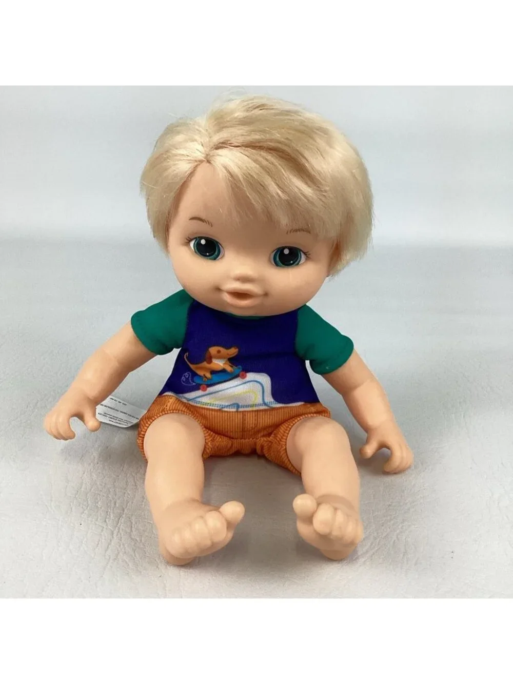 Littles Baby Alive Little Zack Soft Body Doll Blonde Hair Blue Eyes 2018 Hasbro